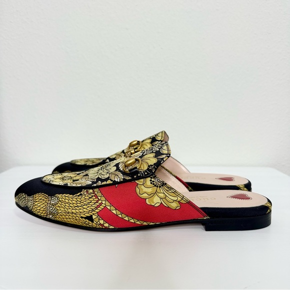 Gucci Princetown Mules With Horsebit Accent - Picture 2 of 7